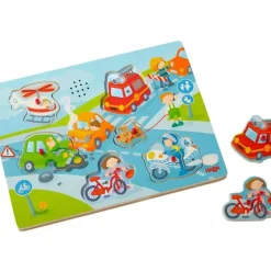 Geluidenpuzzel In de stad