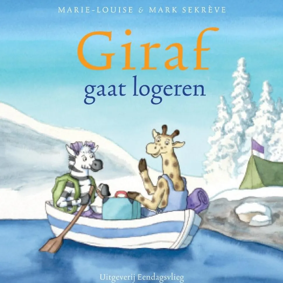 Giraf gaat logeren