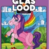 Glas in lood kleurboek Fantasie