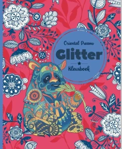 Glitter kleurboek Oriental dreams