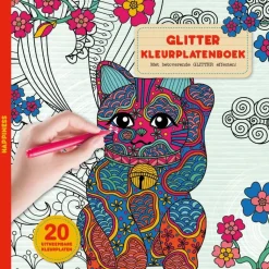 Glitter Kleurplaten Boek Happiness