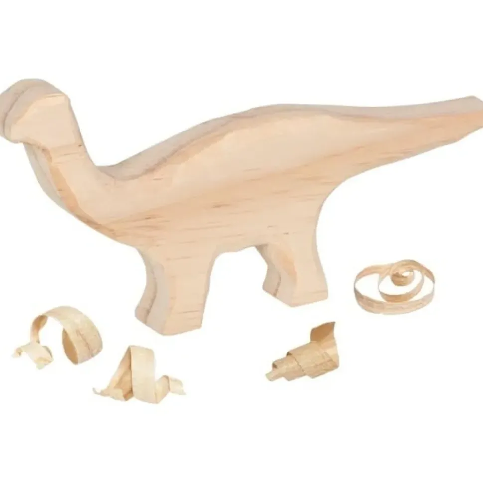 GOKI Houtsnijwerk Dieren DIY Set 3-delig