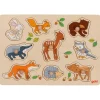 Goki Knoppuzzel  Bosdieren 9 pcs