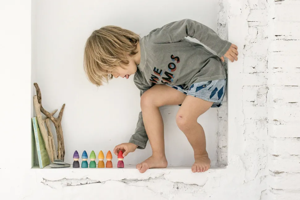 Grapat Tomten Regenboog Houten Speelset 20-213