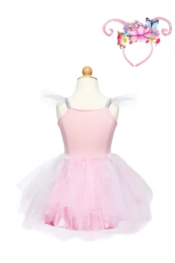 Great Pretenders Jurk met Hoofdband Woodland Butterfly Dress size 5-6