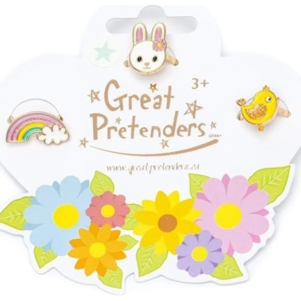 Great Pretenders Spring Ring Bunny 3 Pcs Set