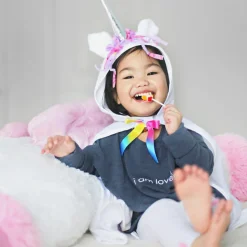 Great Pretenders White Unicorn Cape 12-18M
