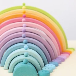 Grimm's Houten Pastel Kralen set 120-delig 10259