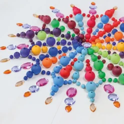 Grimm's Houten Regenboog Kralen set 36-delig 10240