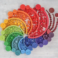 Grimm's Houten Regenboog Kralen set 36-delig 10240