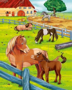 Haba Puzzels Boerderijdieren set 3-pcs