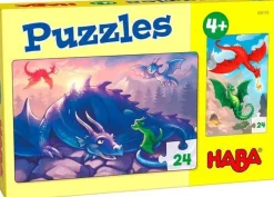 Haba Puzzels Draken 24pcs set 2-delig