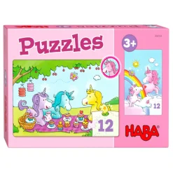 Haba Puzzels Eenhoorn Flonkerglans - Rosalie & Friends 12pcs