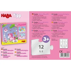 Haba Puzzels Eenhoorn Flonkerglans - Rosalie & Friends 12pcs