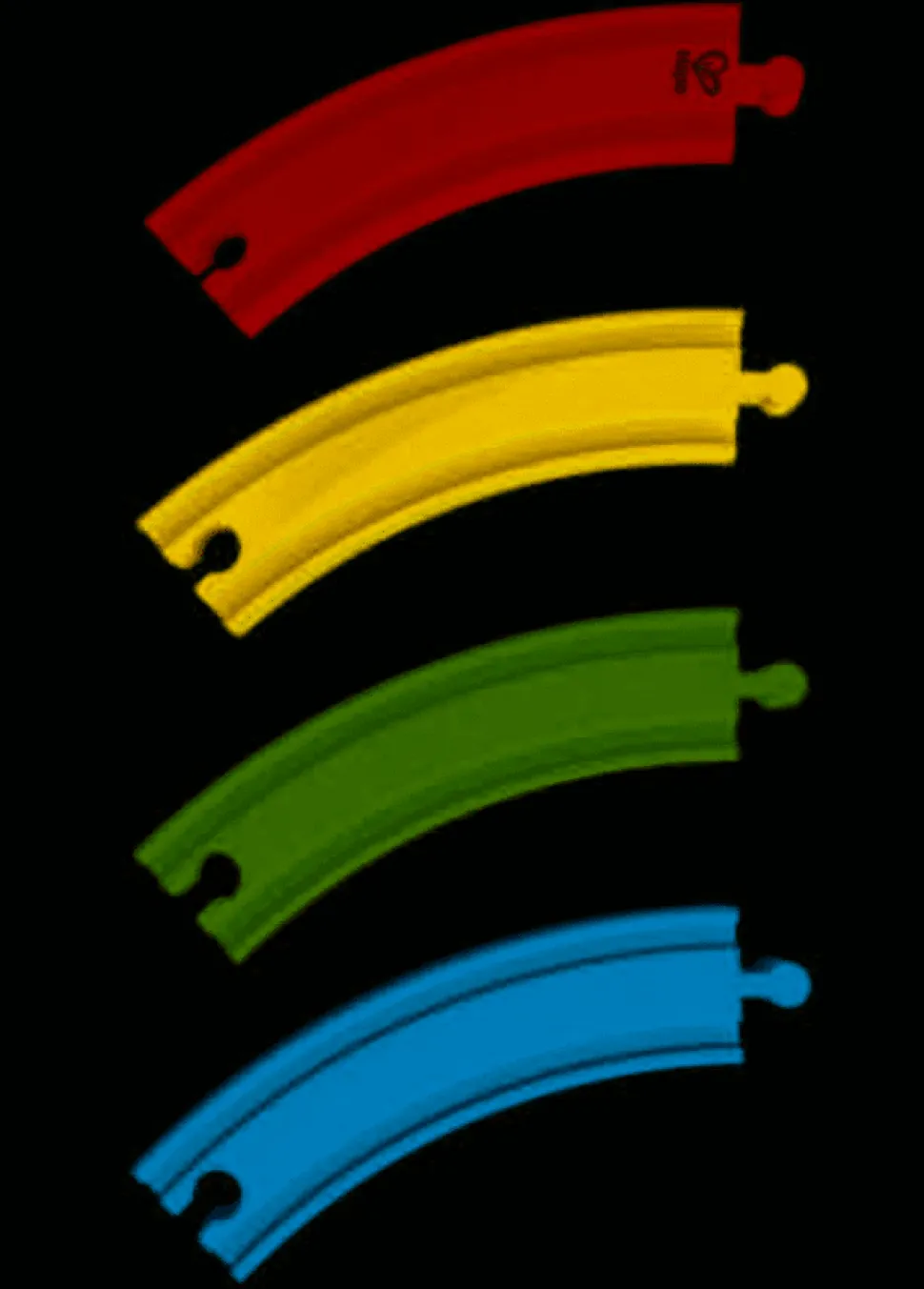 Hape Spoorbaan Uitbreiding Regenboog Track Pack