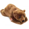 Hermann Teddy Knuffel Bruine Beer Liggend 45cm