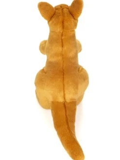 Hermann Teddy Knuffel Kangaroe met Baby 30cm