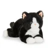 Hermann Teddy Knuffel Kat Zwart 30 cm