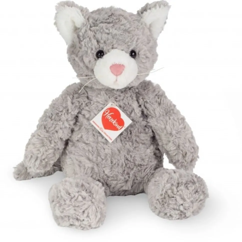Hermann Teddy Knuffel Kat Minou 33 cm