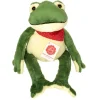 Hermann Teddy Knuffel Kikker Bungelend 28 cm