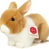 Hermann Teddy Knuffel Konijntje Beige-Wit 23 cm