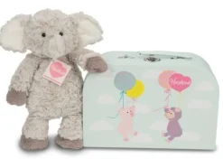 Hermann Teddy Knuffel Olifant Smartie met Koffer