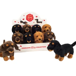 Hermann Teddy Knuffel Teckel Staand 21 cm