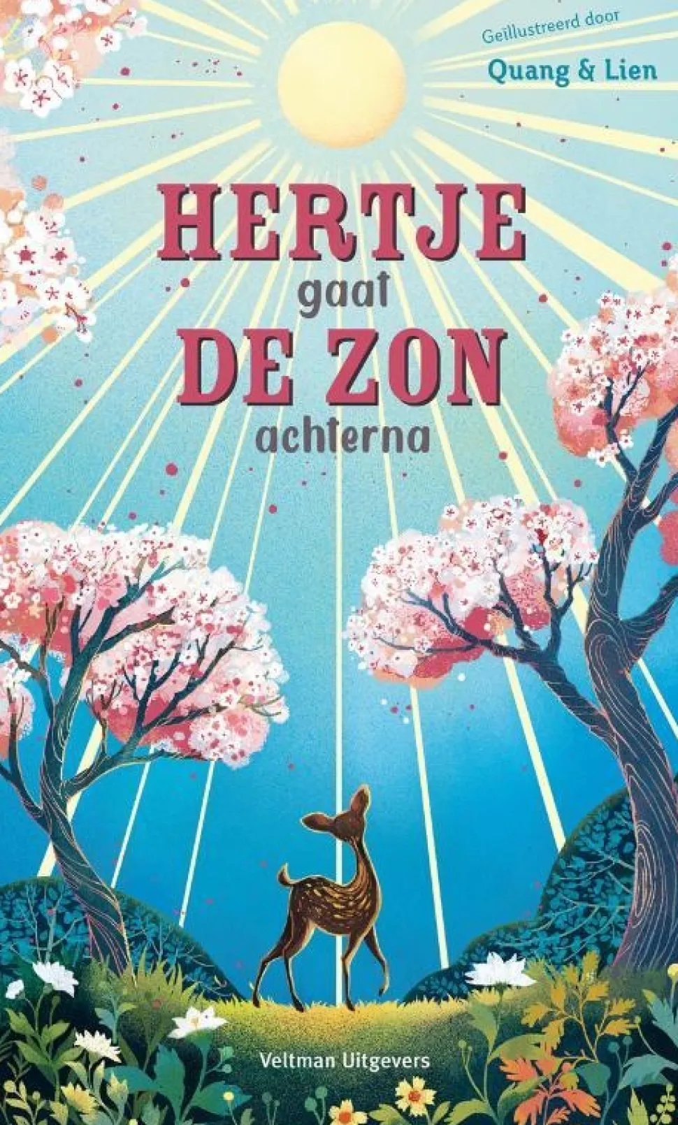 Hertje gaat de zon achterna