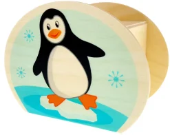 Hess Spaarpot Pinguïn Hout