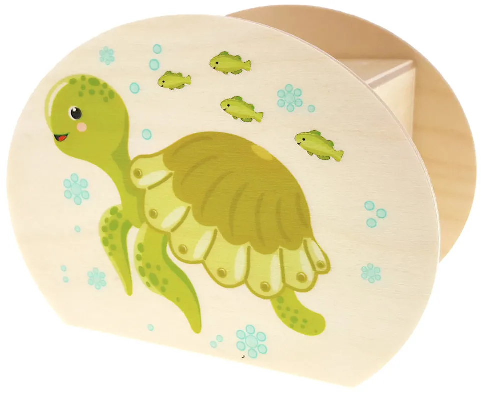 Hess Spaarpot Zeedieren Hout