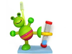 Hess Tandenpoetsklok Kikker Hout