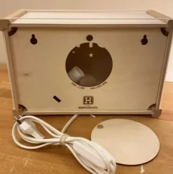 Het Houtlokael Naamlamp 3D Kasteel Hout