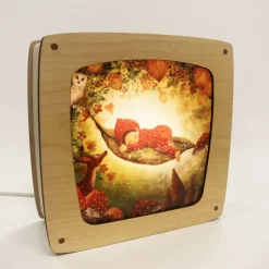 Het Houtlokael Seizoenslamp Premium Esdoornhout Maple