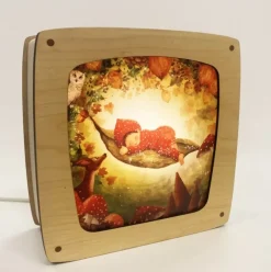 Het Houtlokael Seizoenslamp Premium Esdoornhout Maple