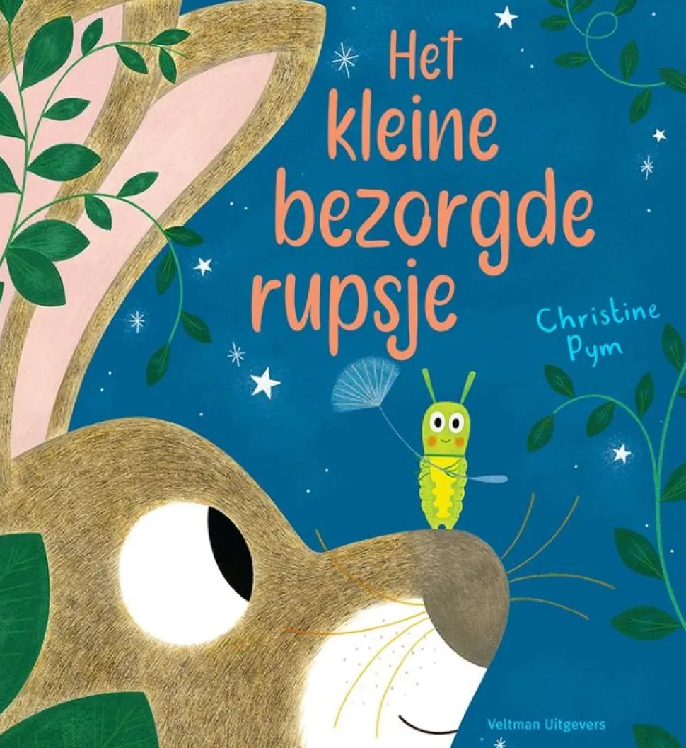 Het kleine bezorgde rupsje
