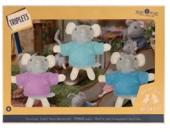 Het Muizenhuis Knuffel Muis Drieling