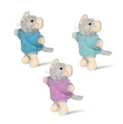 Het Muizenhuis Knuffel Muis Drieling