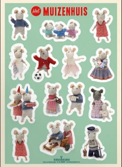 Het Muizenhuis Stickervel Muizen