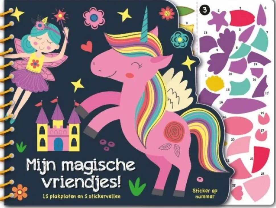 Image Books Sticker op Nummer Mijn Magische Vriendjes