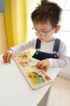 Inlegpuzzel Op de werf