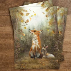 Iris Esther Postkaart Autumn Leaves