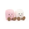 Jellycat Knuffel Amuseable Pink and White Marshmallows