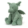 Jellycat Knuffel Draak Fuddlewuddle Dragon Huge