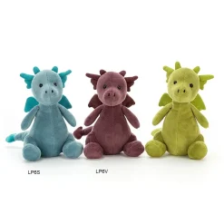 Jellycat Knuffel Draak Little Puff Sapphire