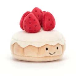 Jellycat Knuffel Gebakje Pretty Patisserie Tarte Aux Fraises