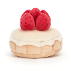 Jellycat Knuffel Gebakje Pretty Patisserie Tarte Aux Fraises