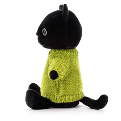 Jellycat Knuffel Kat Kniten Kitten Lime