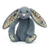 Jellycat Knuffel Konijn Blossom Dusky Blue Bunny Small