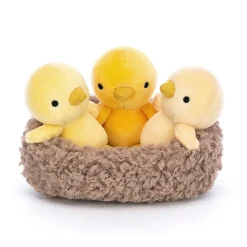 Jellycat Knuffel Kuikens Nesting Chickies