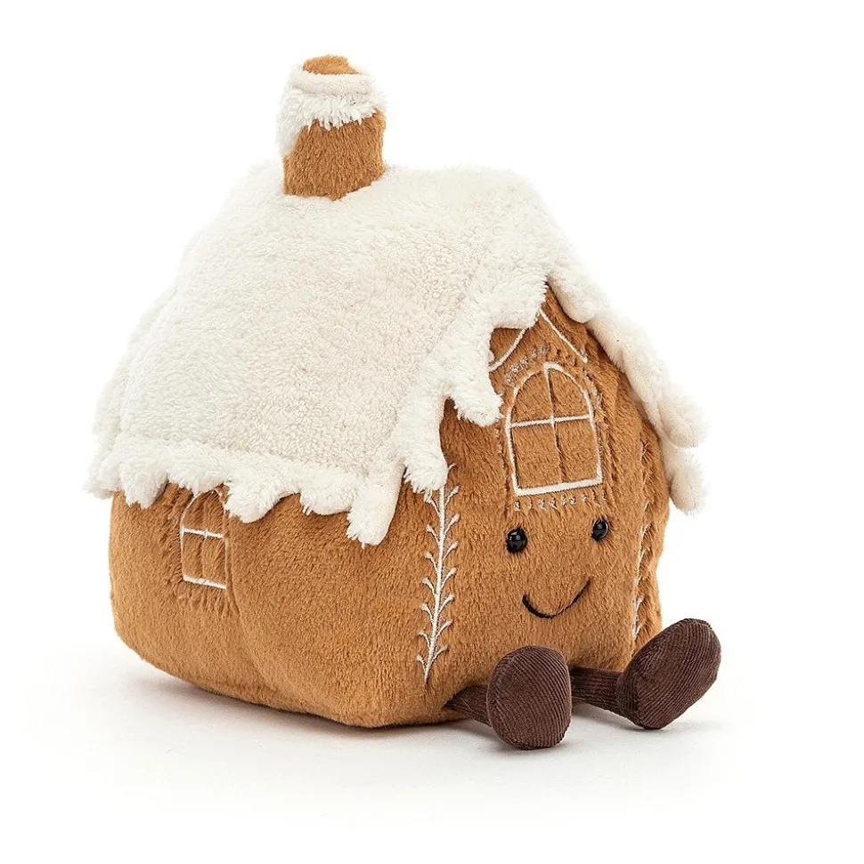 Jellycat Knuffel Ontbijtkoek Amuseable Gingerbread House